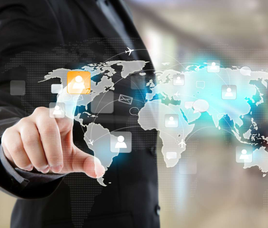 businessman-touching-virtual-screen